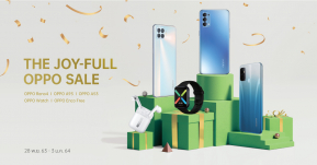 OPPO ส่งโปรเด็ดสุขท้ายปี THE JOY-FULL OPPO SALE มอบส่วนลดและของขวัญพิเศษอีกเพียบวันนี้ - 3 ม.ค.64 !!